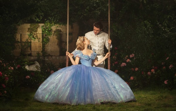 Lily James is Cinderella and Richard Madden is the Prince in Disney's live-action CINDERELLA, directed by Kenneth Branagh.
