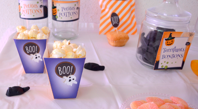 Décoration de sweet table pour Halloween facile à réaliser