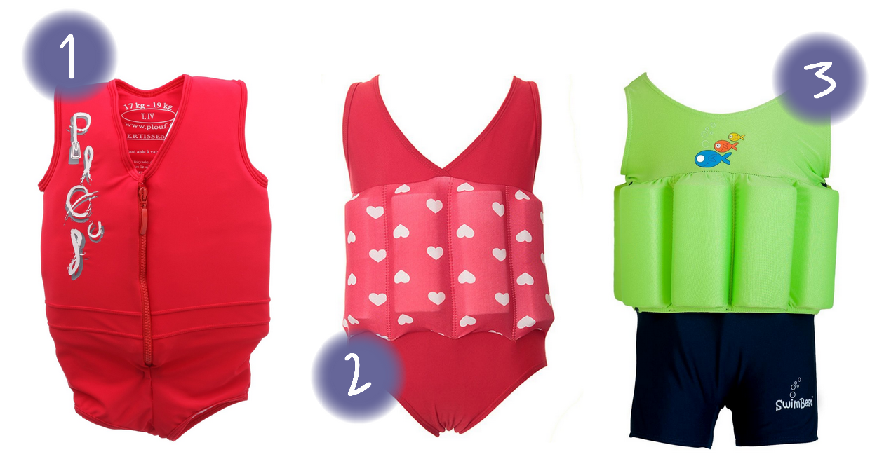 Maillot De Bain Flottant Bébé Fille Garçon - Bouée Intégrée Manches Courtes - Sécurité Natation Piscine Mer - Tissu élastique - Surveillance Adulte Requise